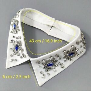 💎 Embellished Dickey Collar 💎